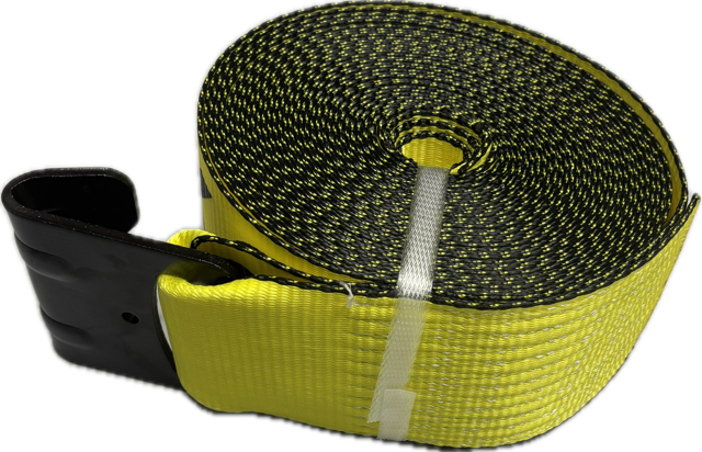 4 inch heavy-duty winch strap for flatbed trucking WLL 5400