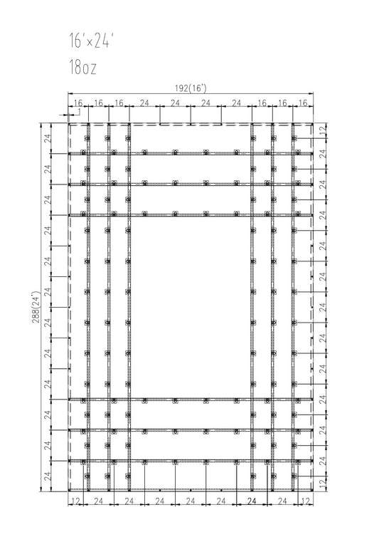 16'x24' Steel Tarp