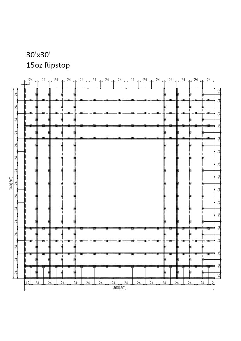 30' x 30' Machinery Tarp