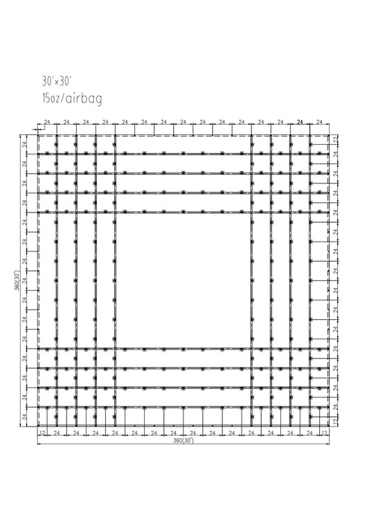30' x 30' Machinery Tarp
