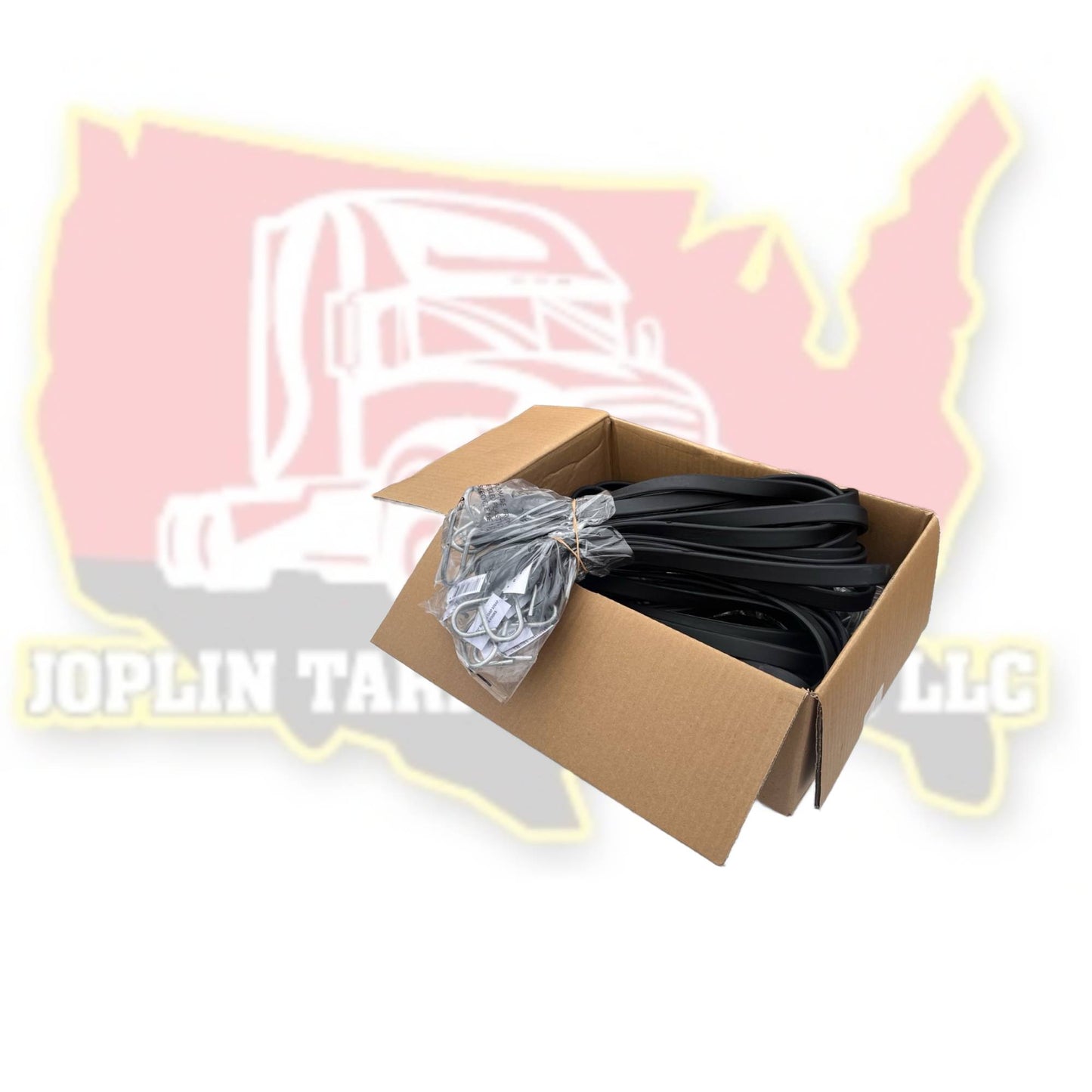 31" Natural Rubber Straps – Heavy-Duty Truck Tarp & Cargo Securement